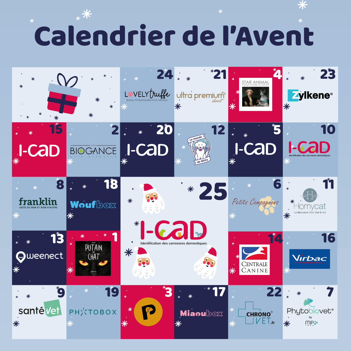 calendrier de l'Avent I-CAD